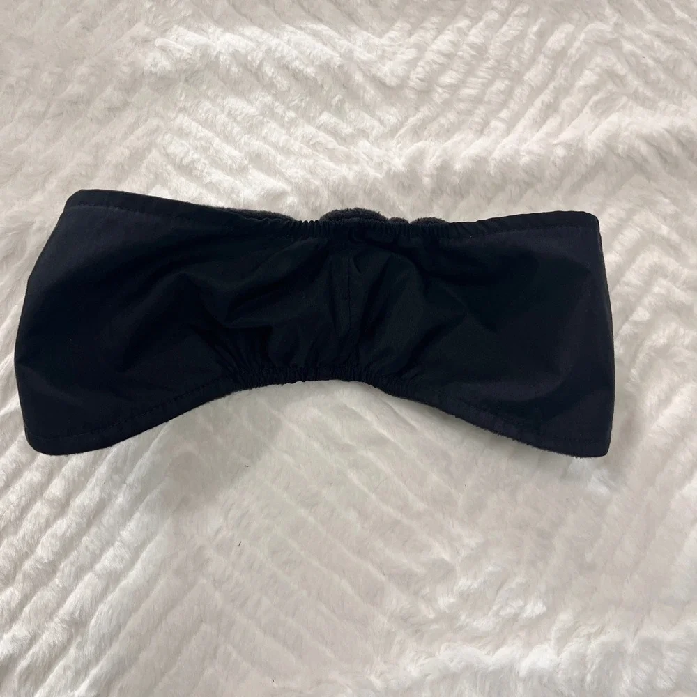 Columbia Black Fleece Lined Ear Warmer Headband Unisex S/M‎ ear muff